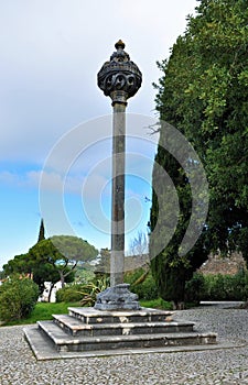 The pillory and the garden photo