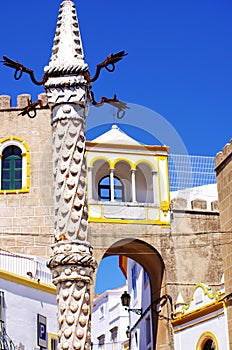 Pillory at Largo de Santa Clara, Elvas photo