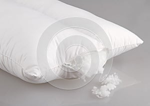 Pillow display cotton wool inside