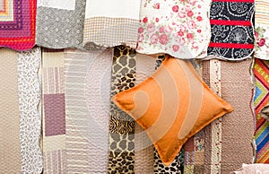 Pillow and fabrics for sale