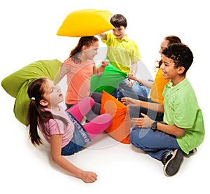 Pillow fight activity