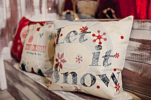 Pillow with the inscription: