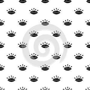 Pillow with needles pattern vector
