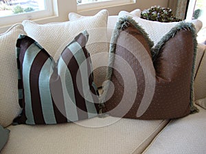 Pillows on a Couch/Sofa photo