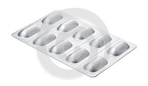 Pills in aluminum blister pack