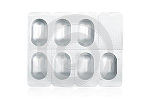 Pills on blister pack photo