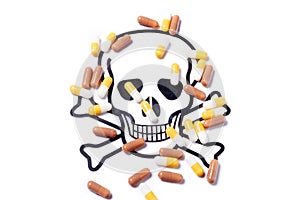 Pills capsules of medicament