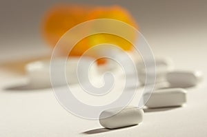 Pills and Fallen Bottle