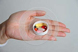 Pills on hand