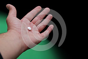 Pills in hand