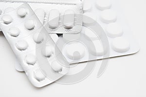 Pills and medications, medicine healthcare concept