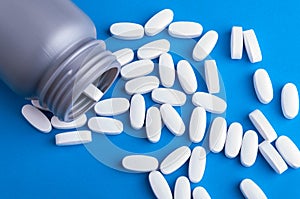 Pills of medications or nutritional supplements