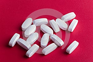 Pills of medications or nutritional supplements
