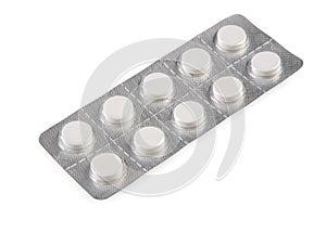 pills in packaging sheets or blister