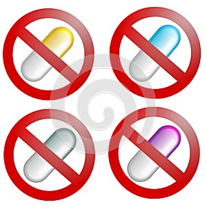 Pills prohibited