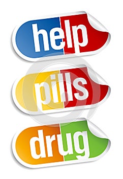 Pills stickers.