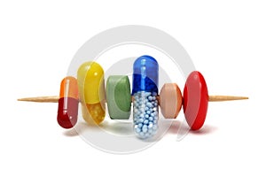 Pills on Toothpick