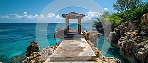 Piln de Azcar: A Sacred Site That Guided Early Caribbean Settlers. Concept Caribbean history, photo