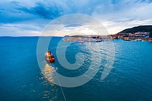Pilot boat in Split, Croatia