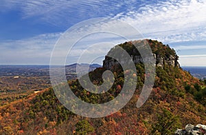 Pilot Mountain in North Carolina