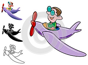 Pilot on small plane