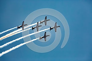 Pilots Flying in Formation