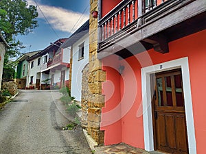 PiloÃ±eta village, in the way to Les Praeres, Nava municipality, Asturias, Spain