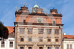 Renaissance Town Hall in Pilsen, Czech republic. - Rathaus in Pisen, Tschechei. -MagistrÃÂ¡t M