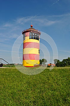 Pilsum lighthouse in Krummhorn, Germany