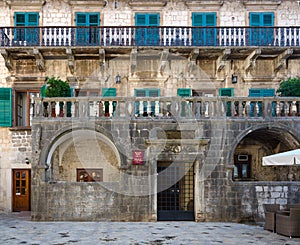 Pima Palace XVII century, Old Town, Kotor, Montenegro