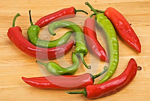 Pimiento peppers photo