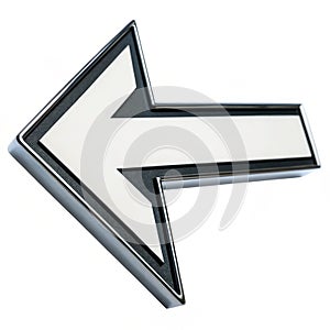 Pin Direction Icon isolated on white background photo
