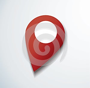 Pin location icon vector