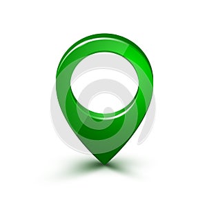 Pin map marker pointer icon, GPS location symbol â€“ vector