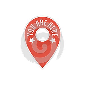Pin map navigation icon.