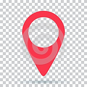 Pin map navigation localization icon image