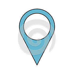 Pin pointer location icon