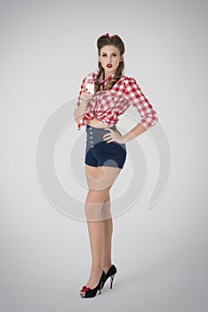 Pin-up girl