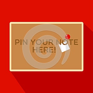 PIN YOUR NOTE HERE PIN BOARD