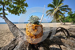 Pina Colada on the Beach