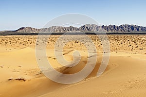 Sand dunes in Pinacate park near to puerto peÃÂ±asco, sonora, mexico III photo