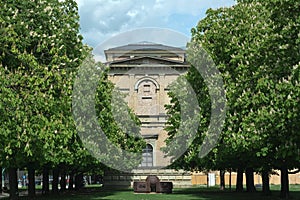 Pinakothek with Chestnut Trees photo