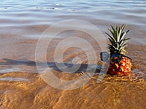 pinapple ob a beach