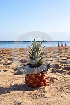 pinapple ob a beach