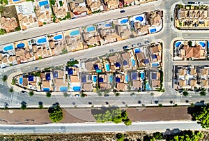 Pinar de Campoverde residential district view from above photo