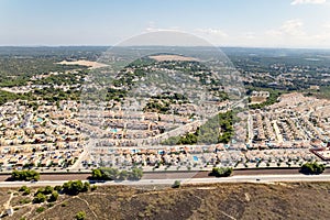 Pinar de Campoverde residential district view from above photo