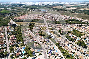 Pinar de Campoverde residential district view from above photo