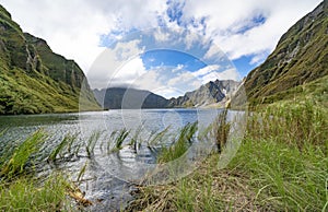 Pinatubo volcano crater, Philippines