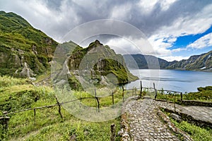 Pinatubo volcano crater, Philippines