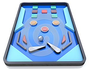 Pinball Playfield, Pinball game, Pinball table